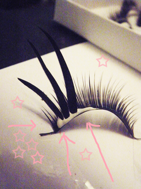 diy custom fake eyelashes