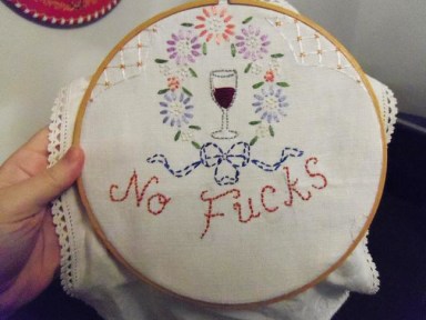 cussword embroidery