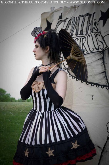 gothic circus dress