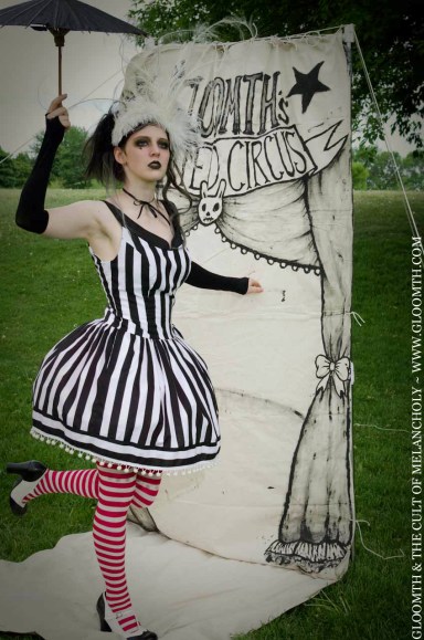 gothic circus outfit