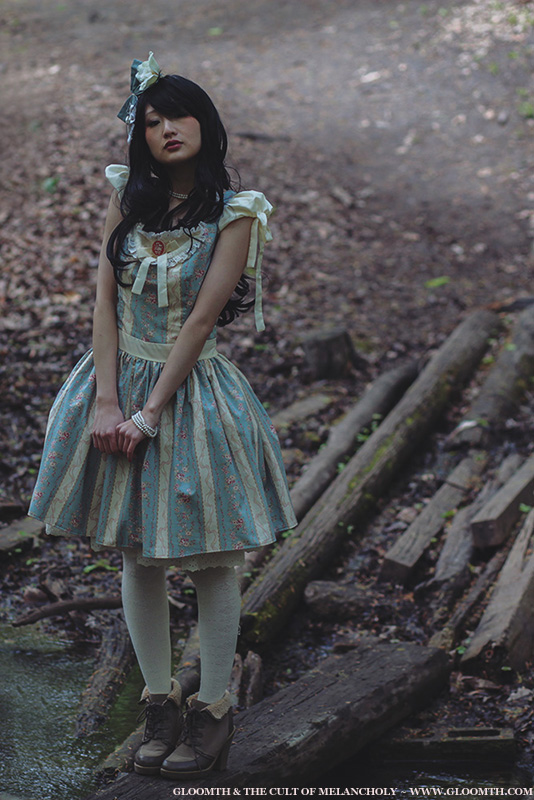 gloomth blue lolita dress