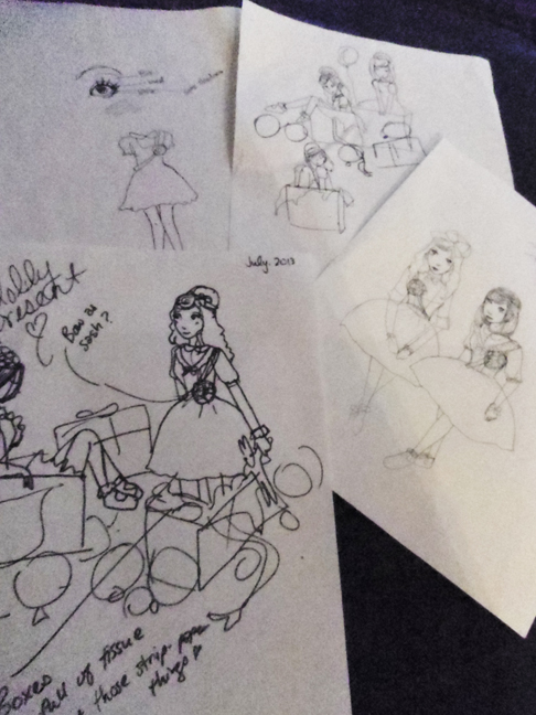 gloomth photoshoot concept artwork