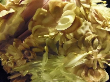 antique hat flowers
