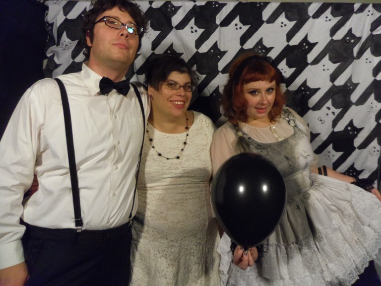 worn journal black cat ball