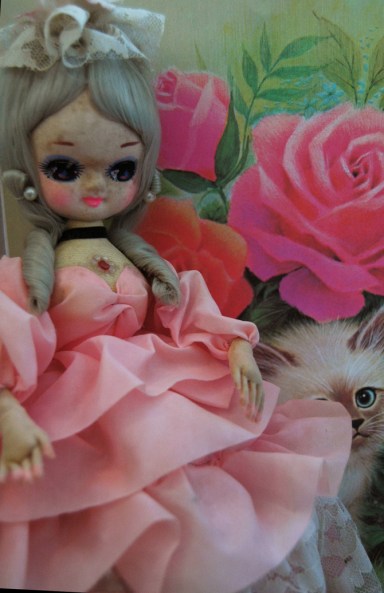 bradley doll big eyed doll pose doll boudoir vintage antique