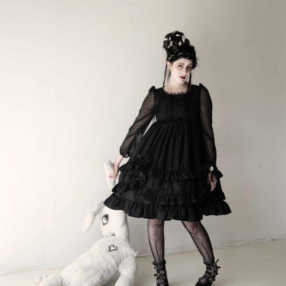 gothic lolita babydoll dress by gloomth