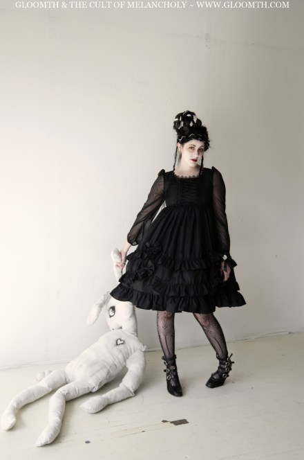 gothic lolita babydoll dress by gloomth