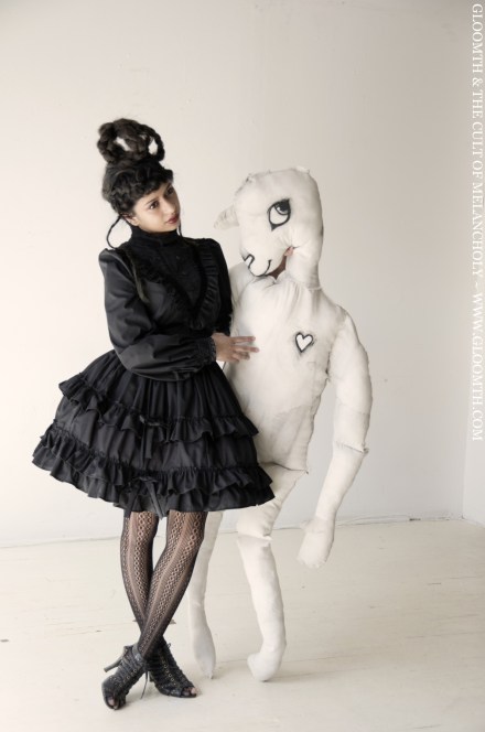 victorian mourning dress by gloomth