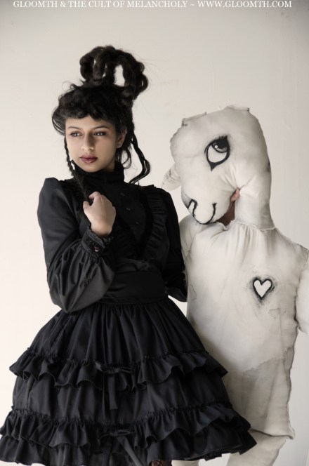 victorian mourning dress