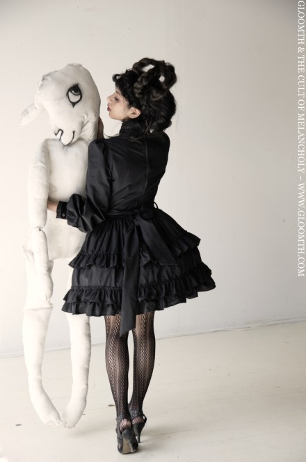 victorian mourning dress by gloomth