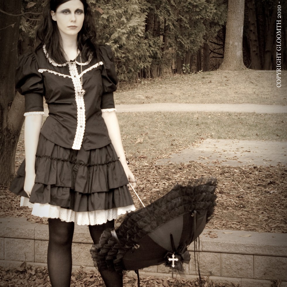 goth parasol