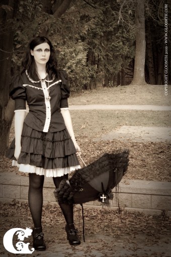 goth parasol