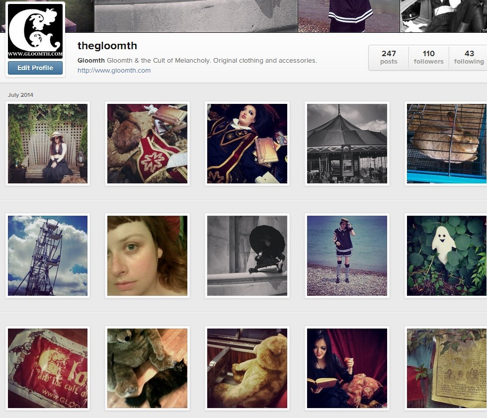 gloomth official instagram