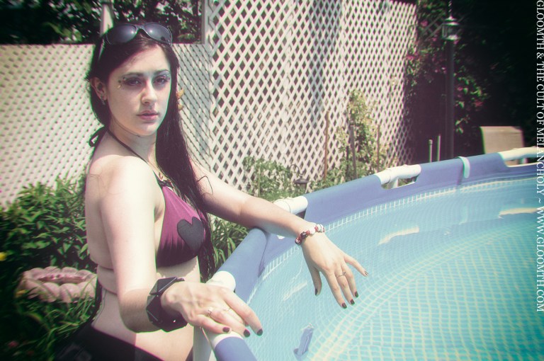 gloomth swimwear goth beach kawaii swimsuit