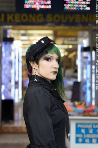 coffin hat victorian gothic