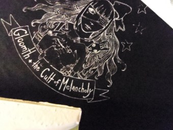 gloomth screen print rough copy