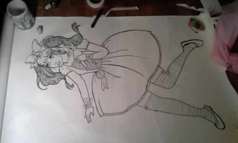 taeden hall artwork drawing ink