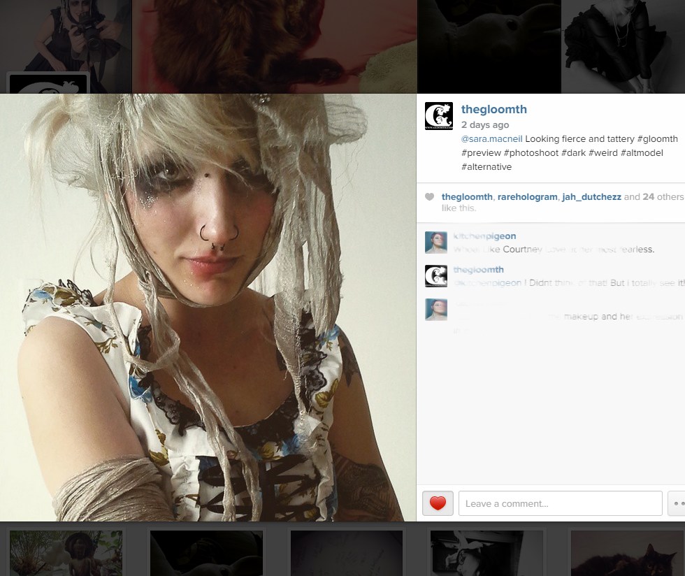 gloomth on instagram