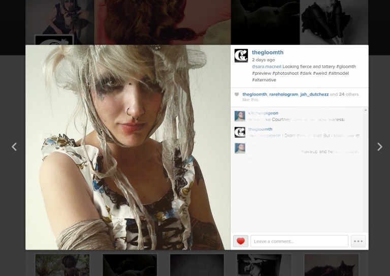 gloomth on instagram