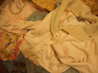 vintage cardigan and other pieces