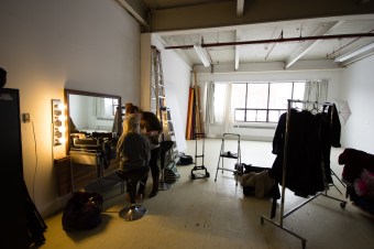 behind the scenes at a gloomth photoshoot