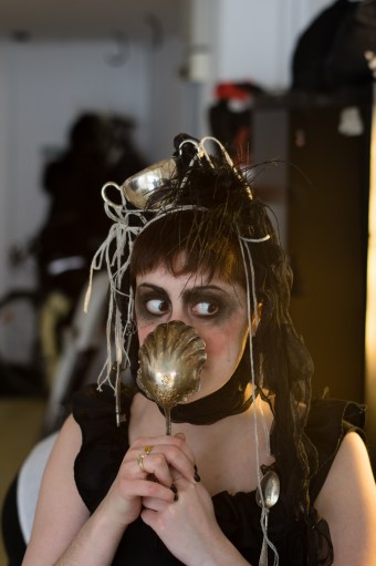 behind the scenes at a gloomth photoshoot