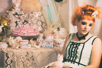 gloomth retro lolita prom dress mint green