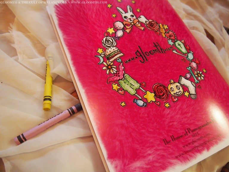 adult goth coloring book gloomth taeden hall