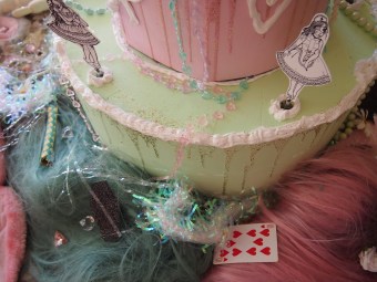gloomth tea party cake art installation