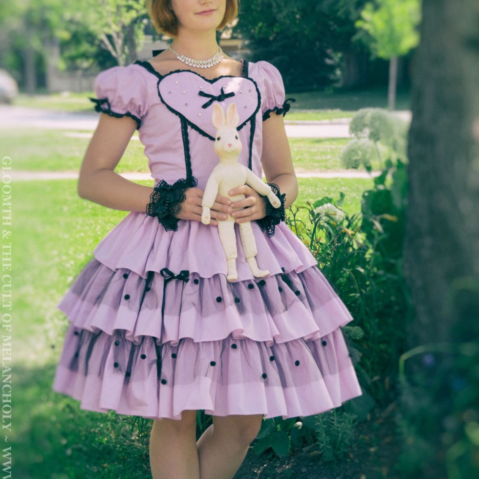 pastel purple gothic lolita dress