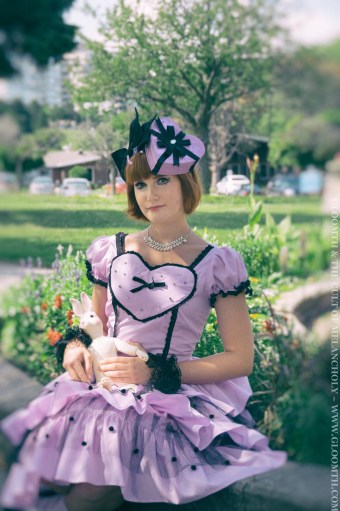 pastel purple gothic lolita dress