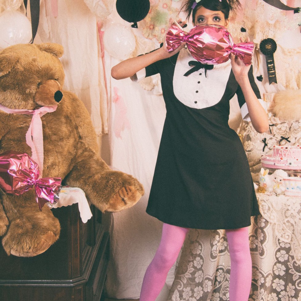 retro mod doll dress by gloomth