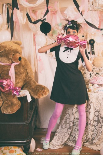 retro mod doll dress by gloomth