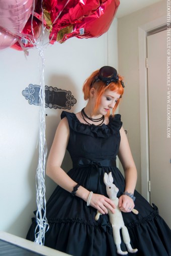 goth bridesmaid dress