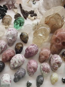 crystal skulls carved stone skull