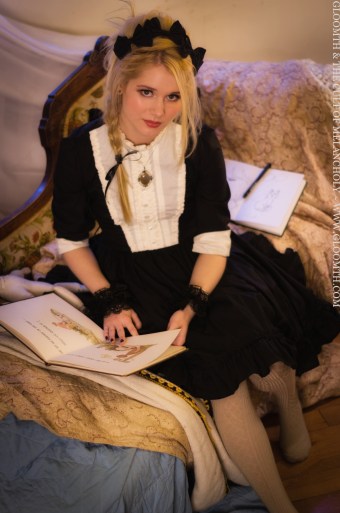 victorian mourning dress