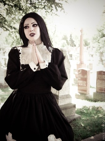 gothic nun outfit by gloomth