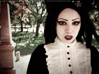 gothic cemetery photoshoot gloomth