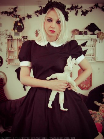gothic doll dress