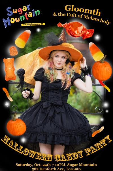 halloween candy party gloomth sugar mountain