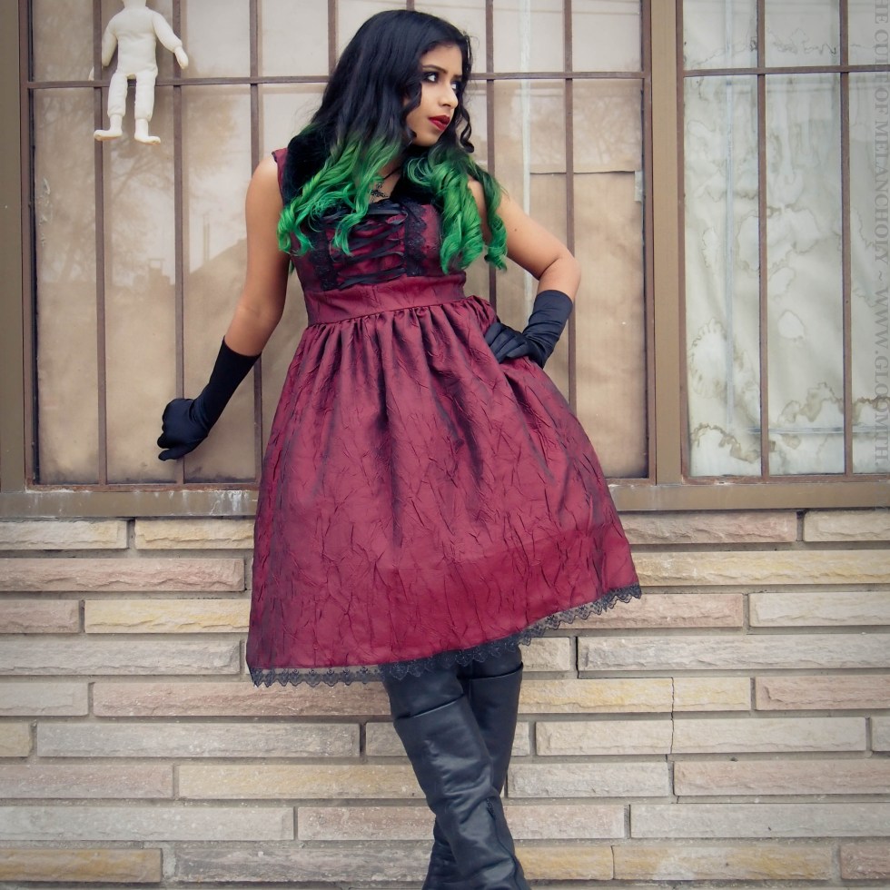 gloomth gothic babydoll dress