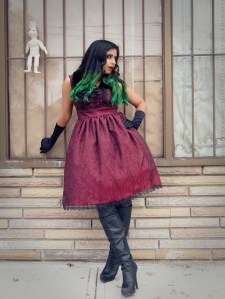 gloomth gothic babydoll dress