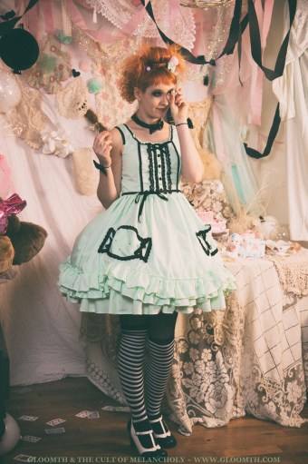 gothic candy dress