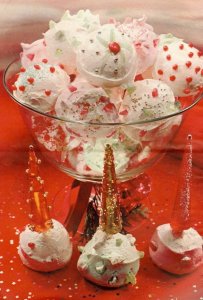 vintage recipe pastel pink