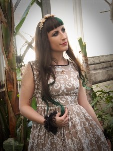 gothic damask bridesmaid dress by gloomth