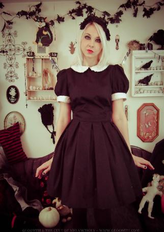 casual gothic dress