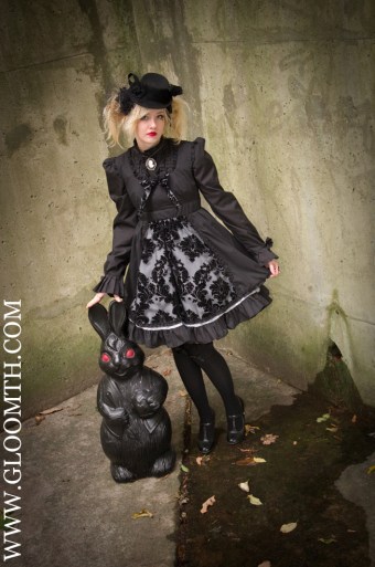 gothic lolita and black bunny