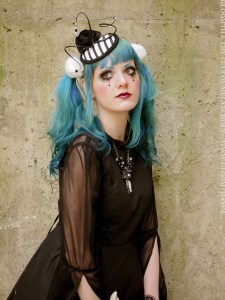 gloomth gothic taissa lada fascinator