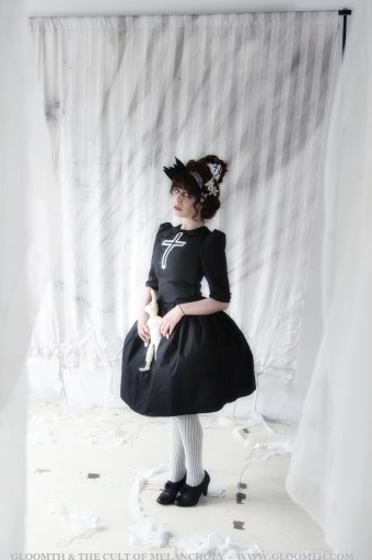 gothic lolita dress with cross gloomth