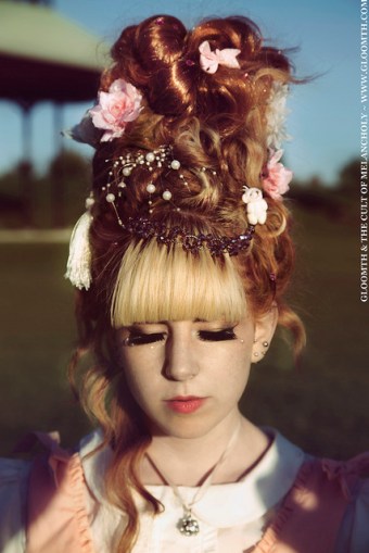 lolita hairstyle like marie antoinette